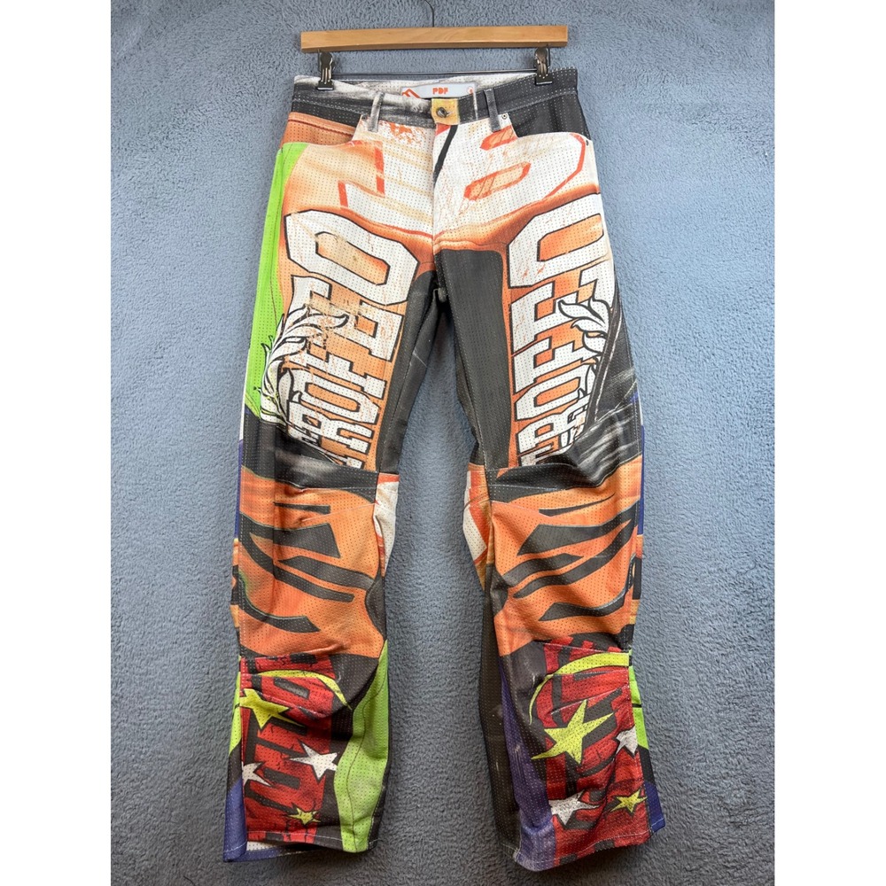 PDF No Name PantsChannel Men Motocross Graphic Perforated Pants Size 30